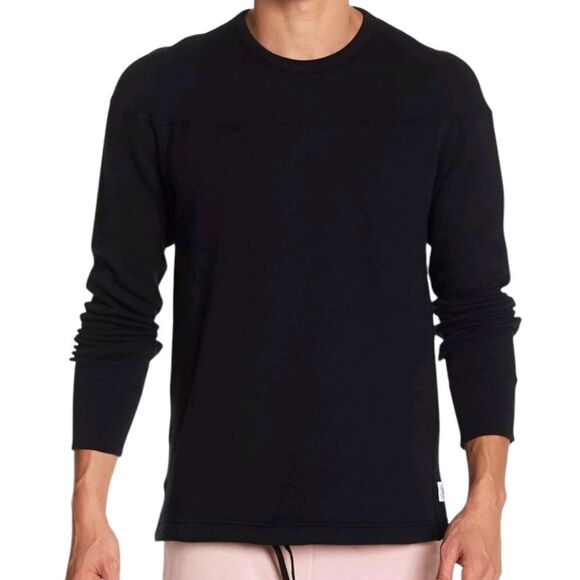 Reigning Champ Black crewneck double knit pullover sweatshirt Sz XLT‎ - Picture 3 of 9